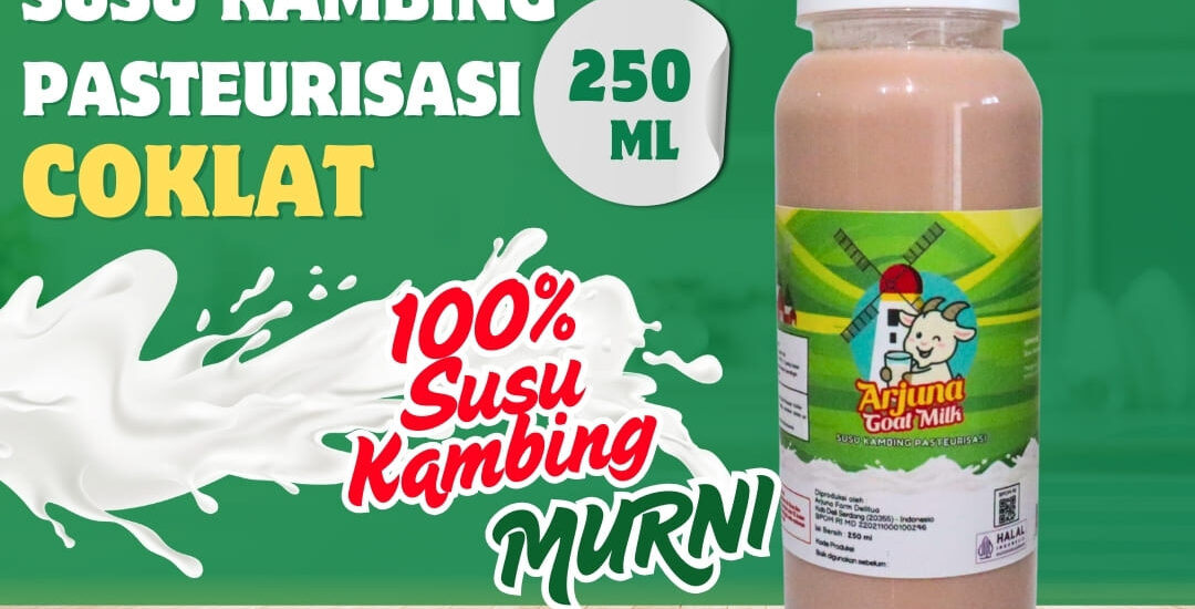 Susu Kambing Kambing Pasteurisasi Arjuna Goat Milk Kemasan 250ml