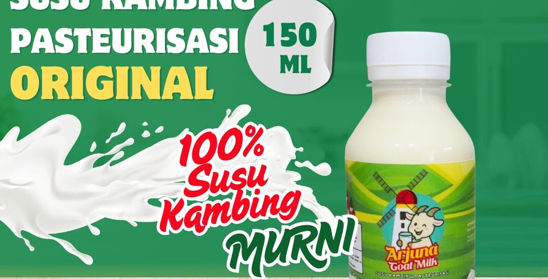 Susu Kambing Kambing Pasteurisasi Arjuna Goat Milk Kemasan 150ml