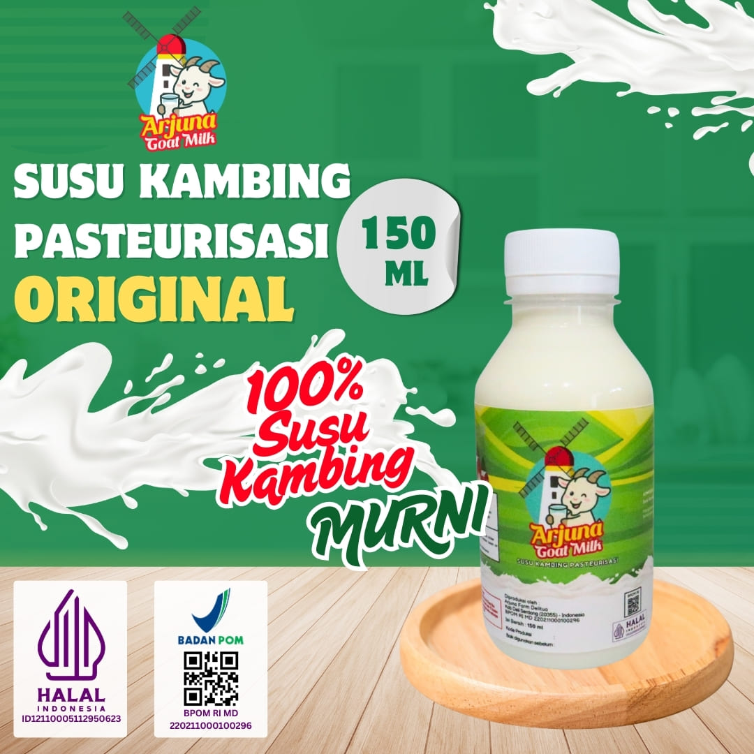 Susu Kambing Pasteurisasi 150ml Original