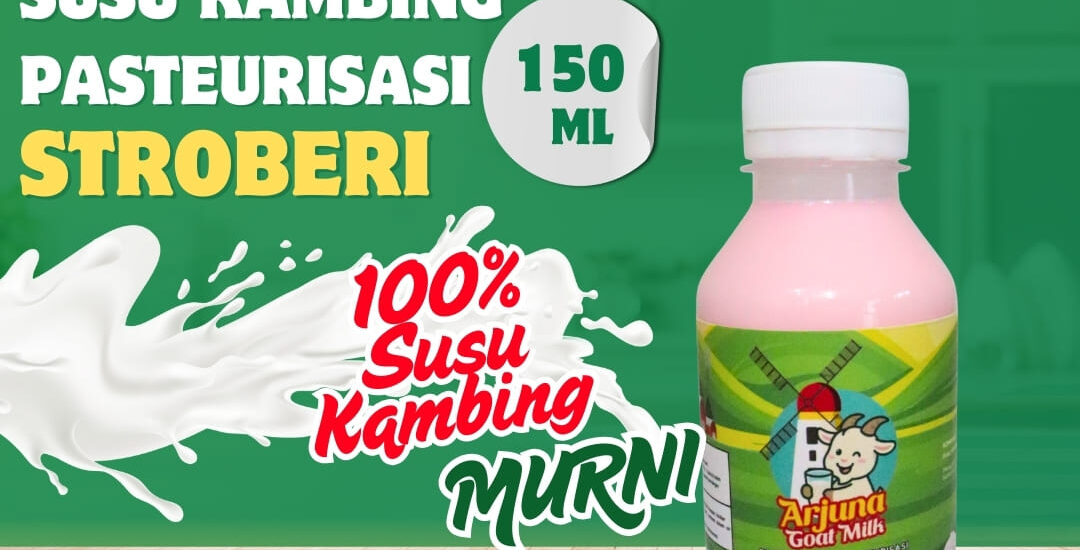 Susu Kambing Kambing Pasteurisasi Arjuna Goat Milk Kemasan 150ml