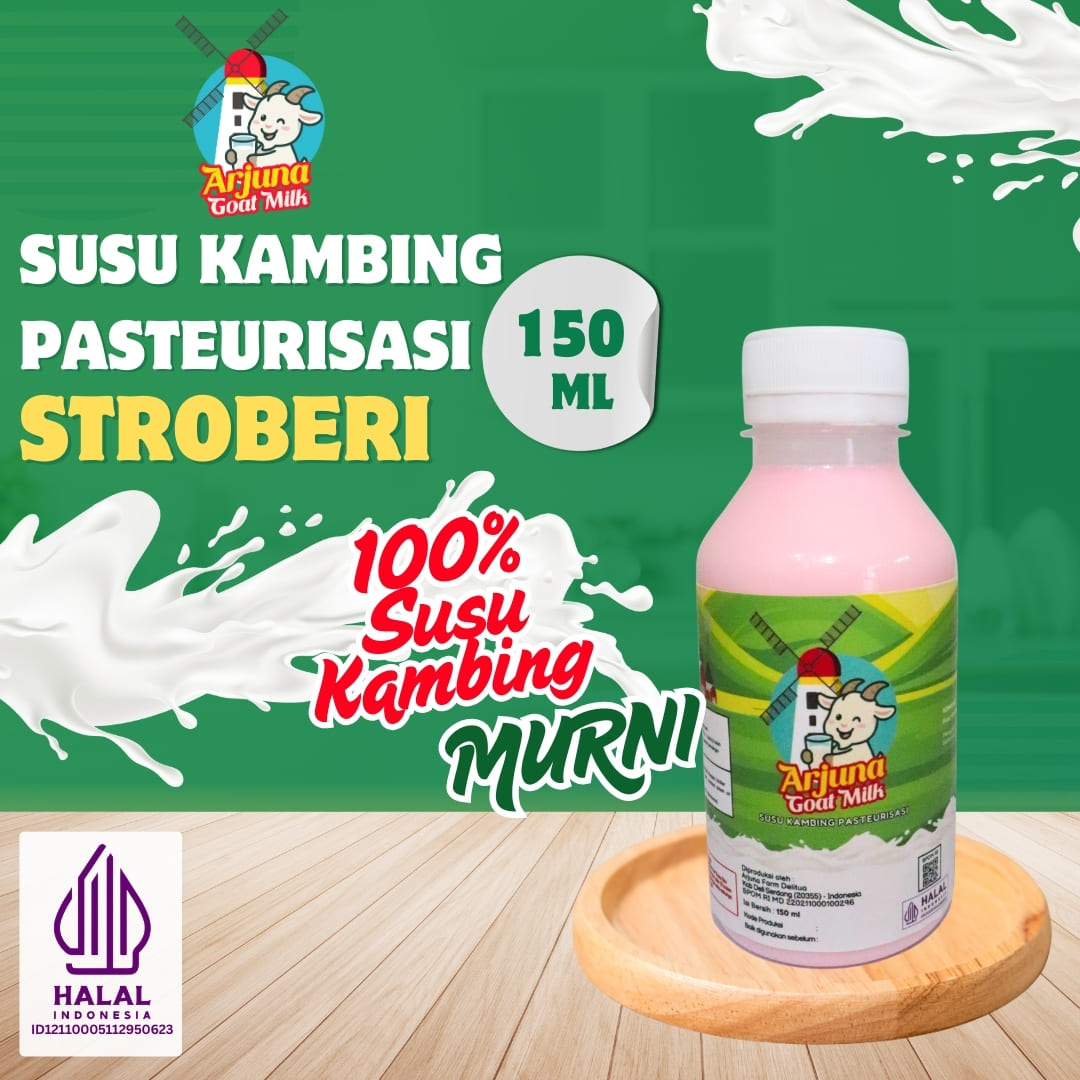 Susu Kambing Pasteurisasi 150ml Stoberi
